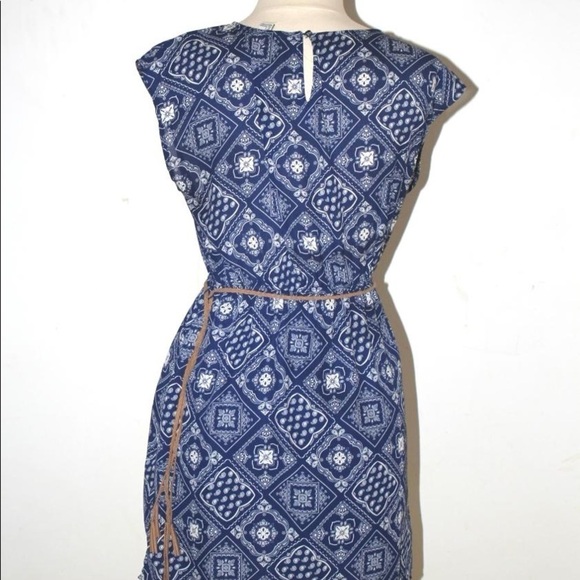 cute Forever 21 gipsy look paysley pattern worn once top dress size L - Picture 4 of 4